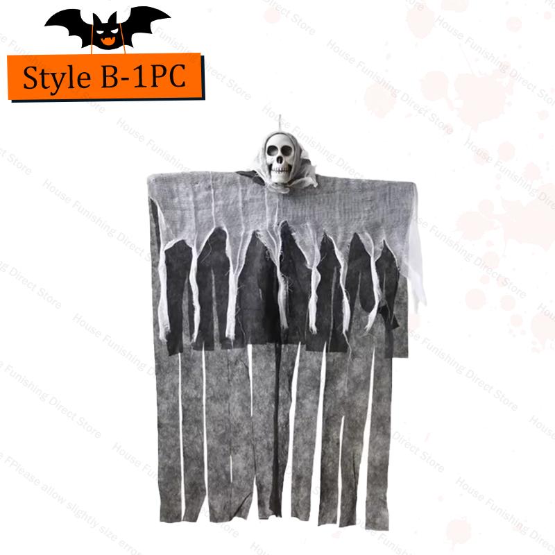 Halloween Party Hanging Skull Skeleton Ghost Ornament Horror Props Haunted House Decorations Halloween Party Outdoor Decorations
Halloween Party Hanging Skull Skeleton Ghost Ornament Horror Props Haunted House Decorations Halloween Party Outdoor Decorations