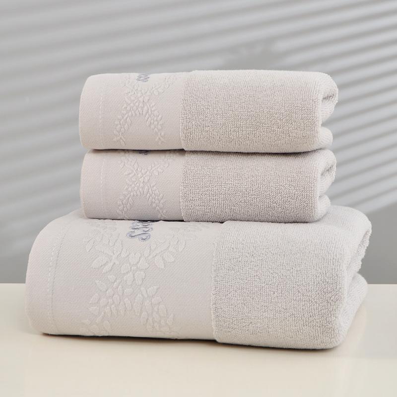 Бытовое абсорбирующее хлопковое полотенце, хлопковое вышитое банное полотенце для пары, набор полотенец 35*75 серый
Бытовое абсорбирующее хлопковое полотенце, хлопковое вышитое банное полотенце для пары, набор полотенец 35*75 серый