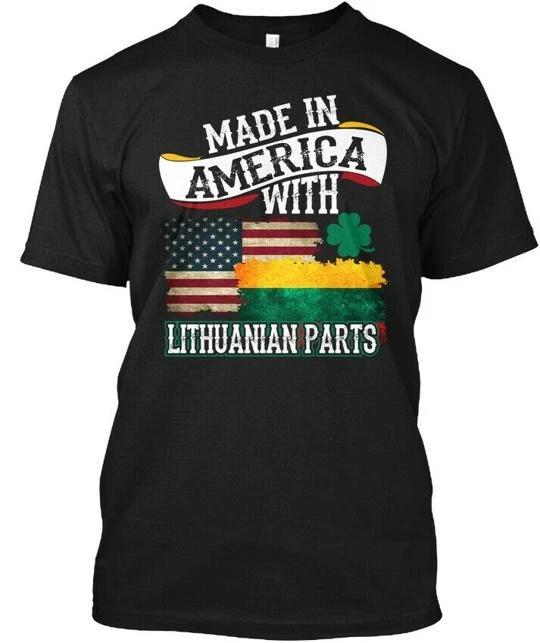 Lithuanian American Flag Gift T shirt Made in the USA Size S to 5XL 3XL
Lithuanian American Flag Gift T shirt Made in the USA Size S to 5XL 3XL