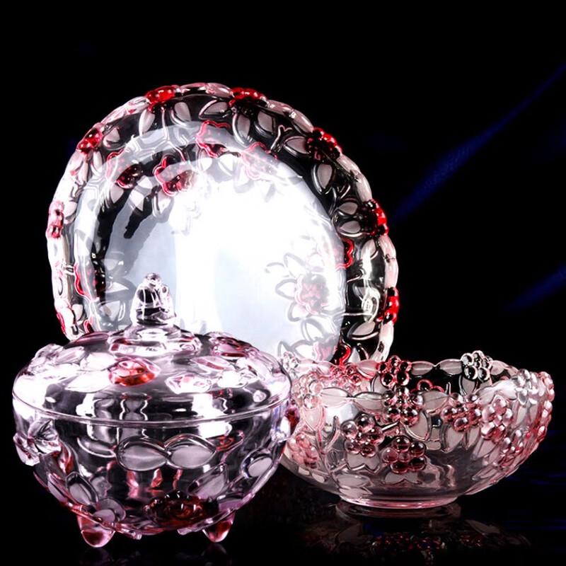 Сучасна європейська кришталева миска для подачі «Квітка сливи»
Сучасна європейська кришталева миска для подачі «Квітка сливи»