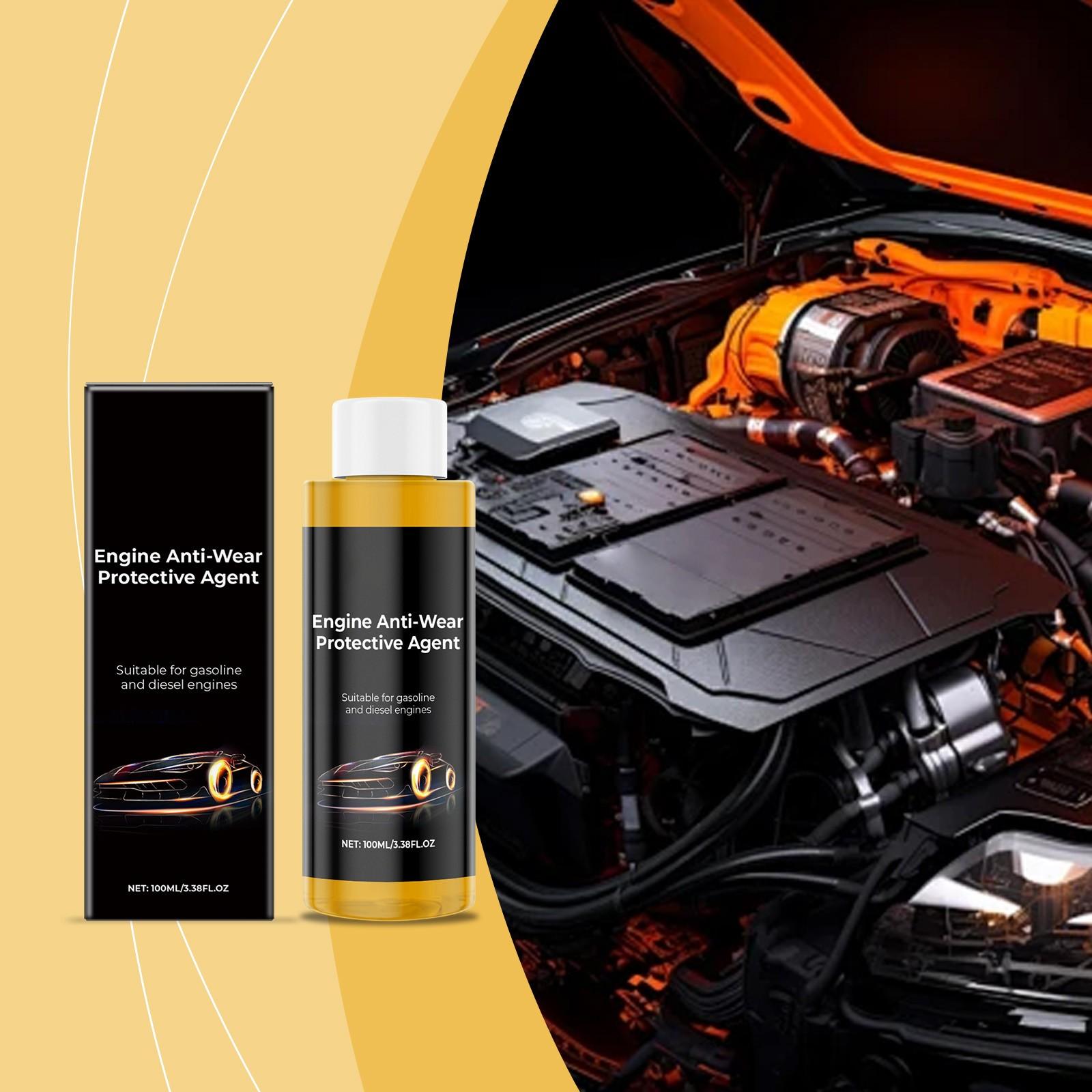High-efficiency Engine Anti-wear Protective Agent Prolongs Engine Life, Improves Engine Performance And Reduces Friction,100ml, One Size чорний
High-efficiency Engine Anti-wear Protective Agent Prolongs Engine Life, Improves Engine Performance And Reduces Friction,100ml, One Size чорний
