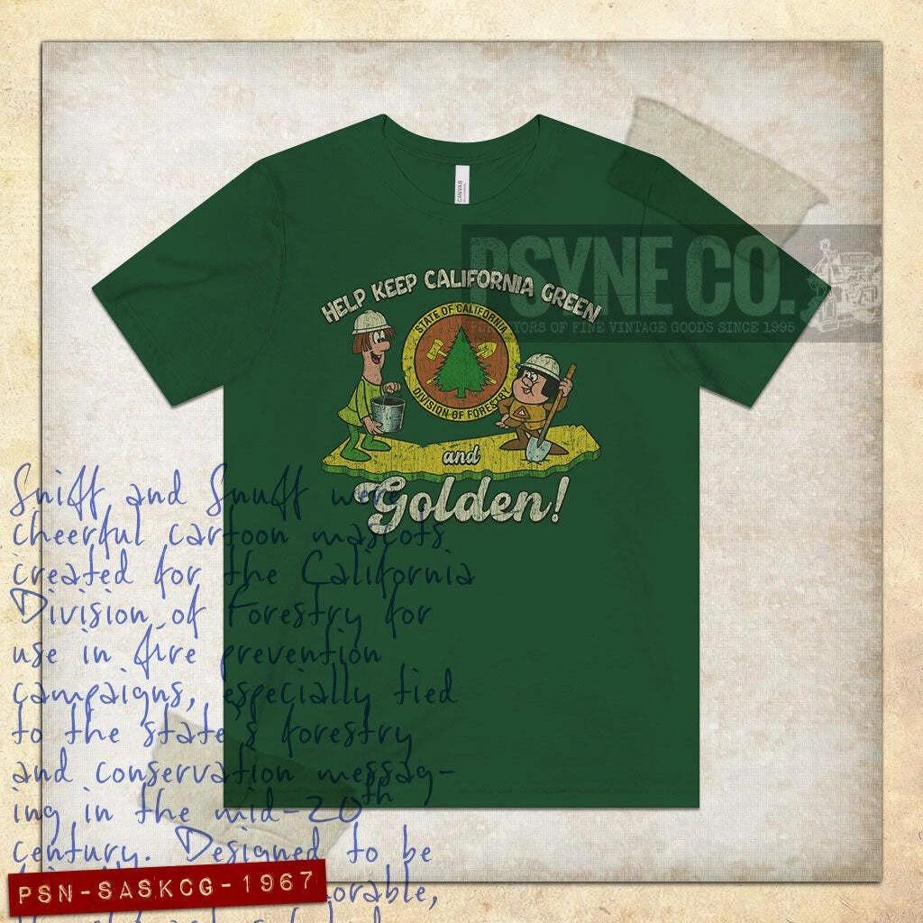 Sniff and Snuff Keep California Green & Golden 1967 Vintage Men s T shirt M
Sniff and Snuff Keep California Green & Golden 1967 Vintage Men s T shirt M