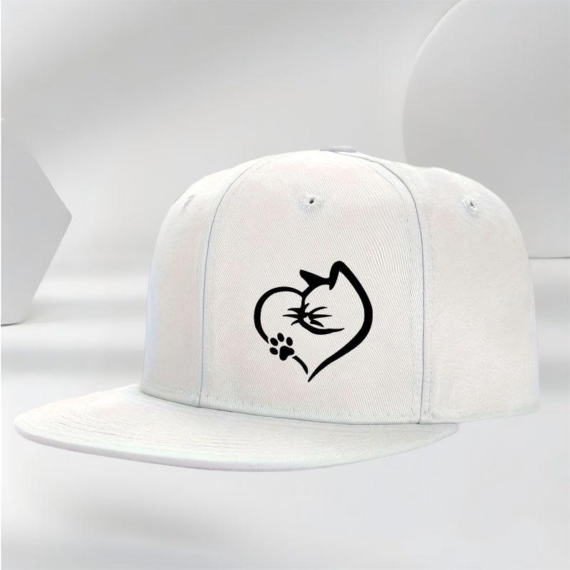 Cat Paw Heart Line Art Baseball Cap Unisex Adult Polyester Flat Brim Streetwear Outdoor Adjustable Snapback One Size
Cat Paw Heart Line Art Baseball Cap Unisex Adult Polyester Flat Brim Streetwear Outdoor Adjustable Snapback One Size