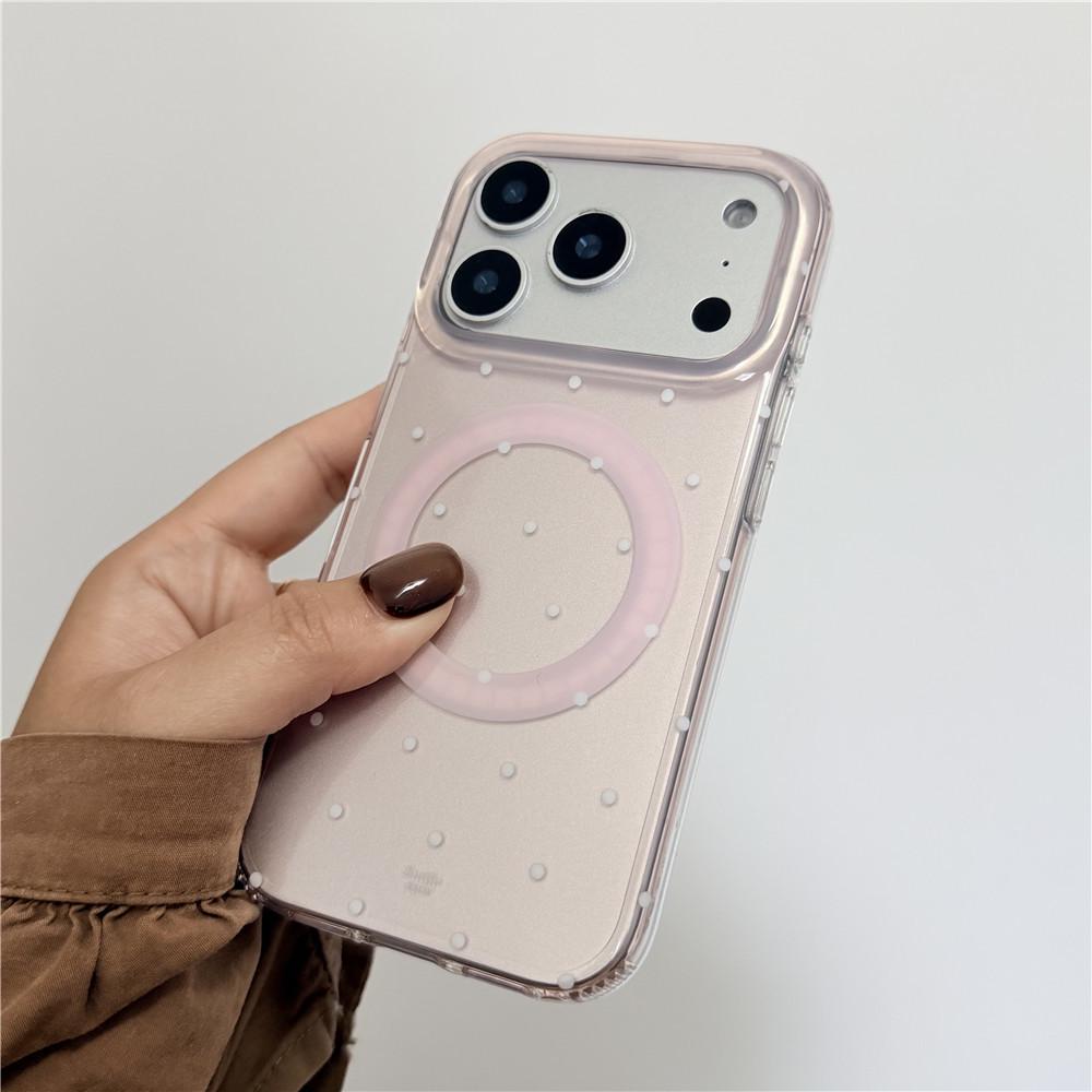 Korean INS Style Polka Dot Phone Case for iPhone 17 Pro Max, Magnetic Apple 15, Fresh 14PM/13 14
Korean INS Style Polka Dot Phone Case for iPhone 17 Pro Max, Magnetic Apple 15, Fresh 14PM/13 14