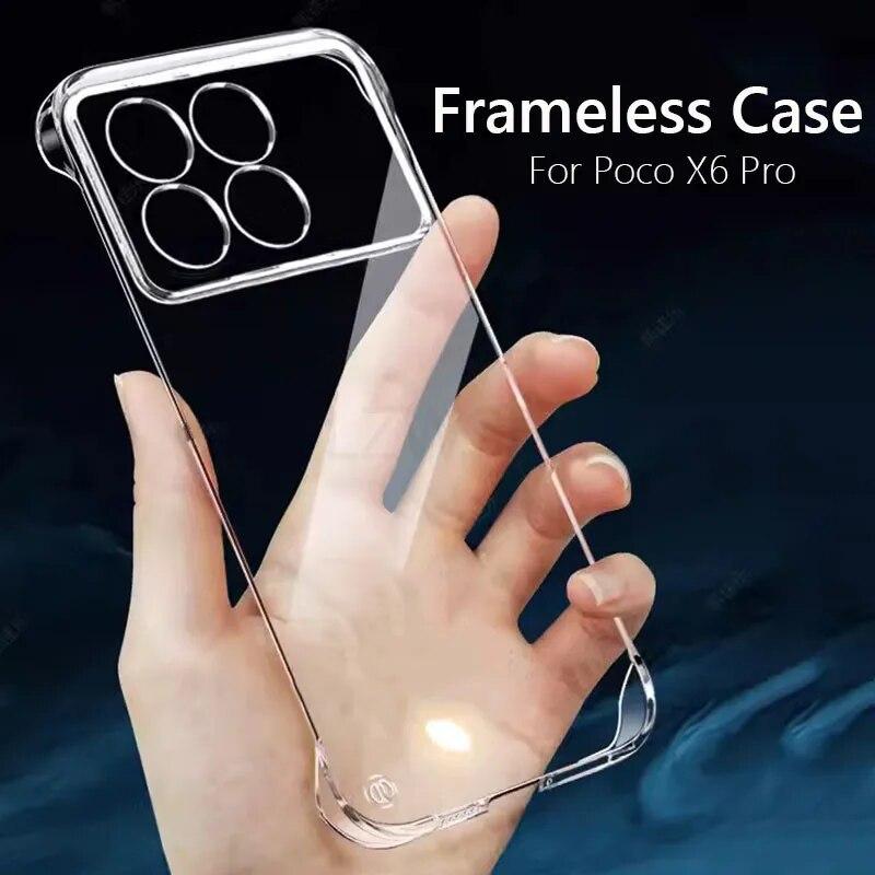 Безрамочный тонкий прозрачный жесткий чехол для Xiaomi Poco X6 Pro PocoX6 Pro 5G противоударный чехол для телефона For Poco X6 Pro чистый
Безрамочный тонкий прозрачный жесткий чехол для Xiaomi Poco X6 Pro PocoX6 Pro 5G противоударный чехол для телефона For Poco X6 Pro чистый