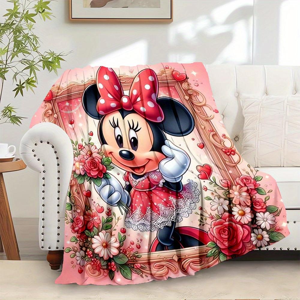 1 PC Velvet Bedding Throw Blanket - Minnie Mouse Floral Design - Perfect for Sofa Cover, Home Decor Gift Idea - Soft and Cozy Throw Blankets 130x150cm
1 PC Velvet Bedding Throw Blanket - Minnie Mouse Floral Design - Perfect for Sofa Cover, Home Decor Gift Idea - Soft and Cozy Throw Blankets 130x150cm