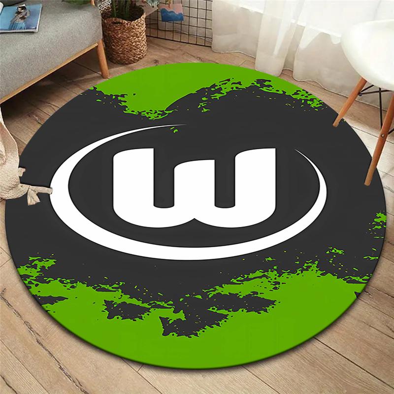 Круглый ковер VfL Wolfsburg, Ковер для гостиной, спальни, дивана, игровой комнаты, Нескользящий коврик для пола 80cmx80cm
Круглый ковер VfL Wolfsburg, Ковер для гостиной, спальни, дивана, игровой комнаты, Нескользящий коврик для пола 80cmx80cm