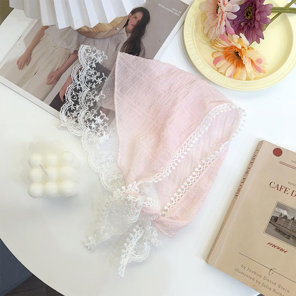 Весенний кружевной треугольный шарф для волос, шарф, платок, элегантный головной убор для девочек, ювелирные изделия Y2K, 2024, INS, бандана, женские головные уборы розовый
Весенний кружевной треугольный шарф для волос, шарф, платок, элегантный головной убор для девочек, ювелирные изделия Y2K, 2024, INS, бандана, женские головные уборы розовый