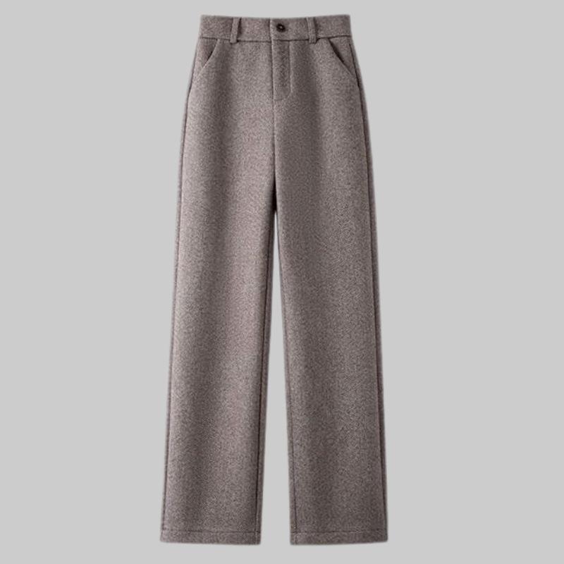 Women s Herringbone Wool Blend Wide-Leg Trousers - High-Waisted, Slimming, Versatile Casual Pants for Autumn/Winter 2025 2XL for 125-135 jin
Women s Herringbone Wool Blend Wide-Leg Trousers - High-Waisted, Slimming, Versatile Casual Pants for Autumn/Winter 2025 2XL for 125-135 jin