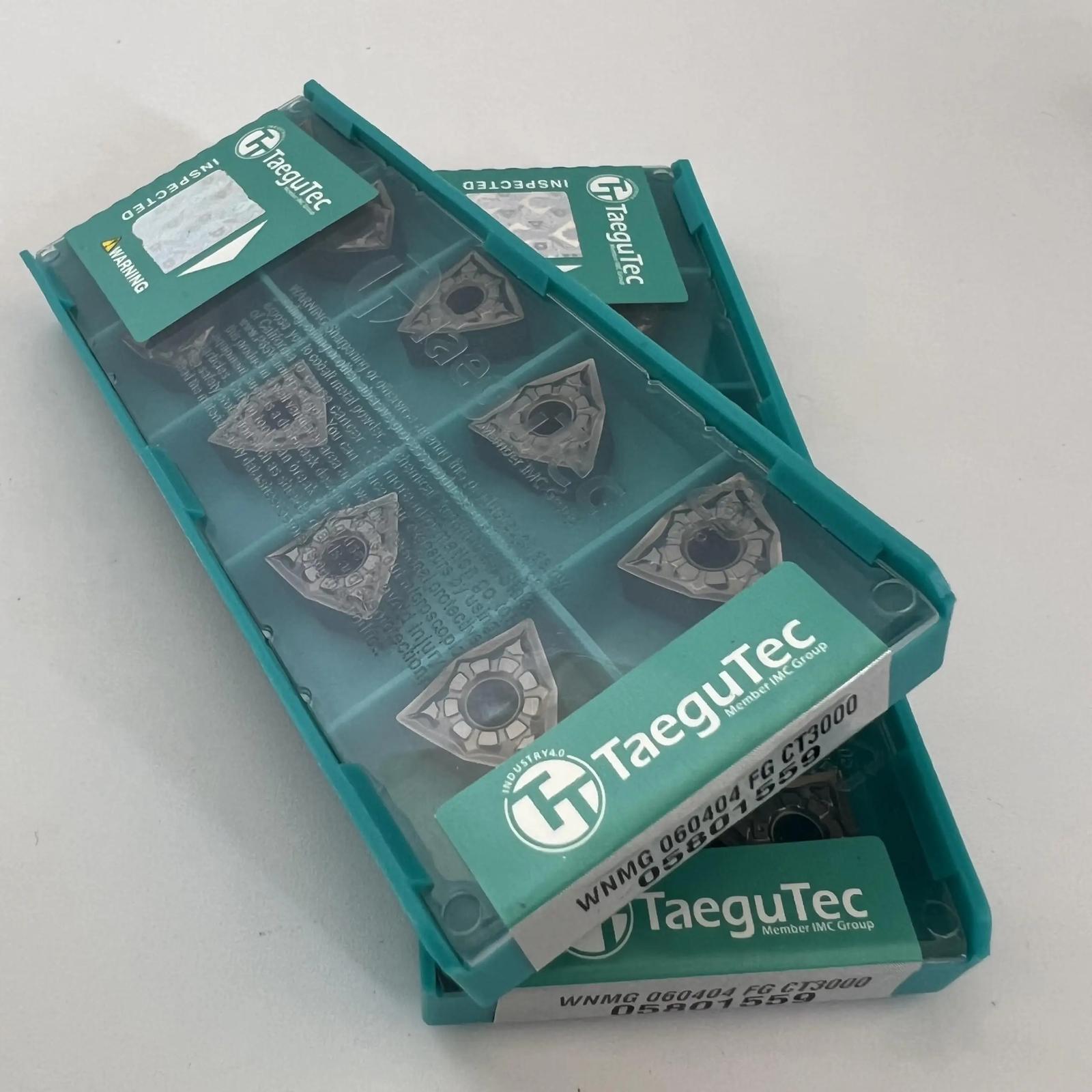 TaeguTec / WNMG 060404FG CT3000 /Original genuine CNC alloy blade 10 PCS
TaeguTec / WNMG 060404FG CT3000 /Original genuine CNC alloy blade 10 PCS