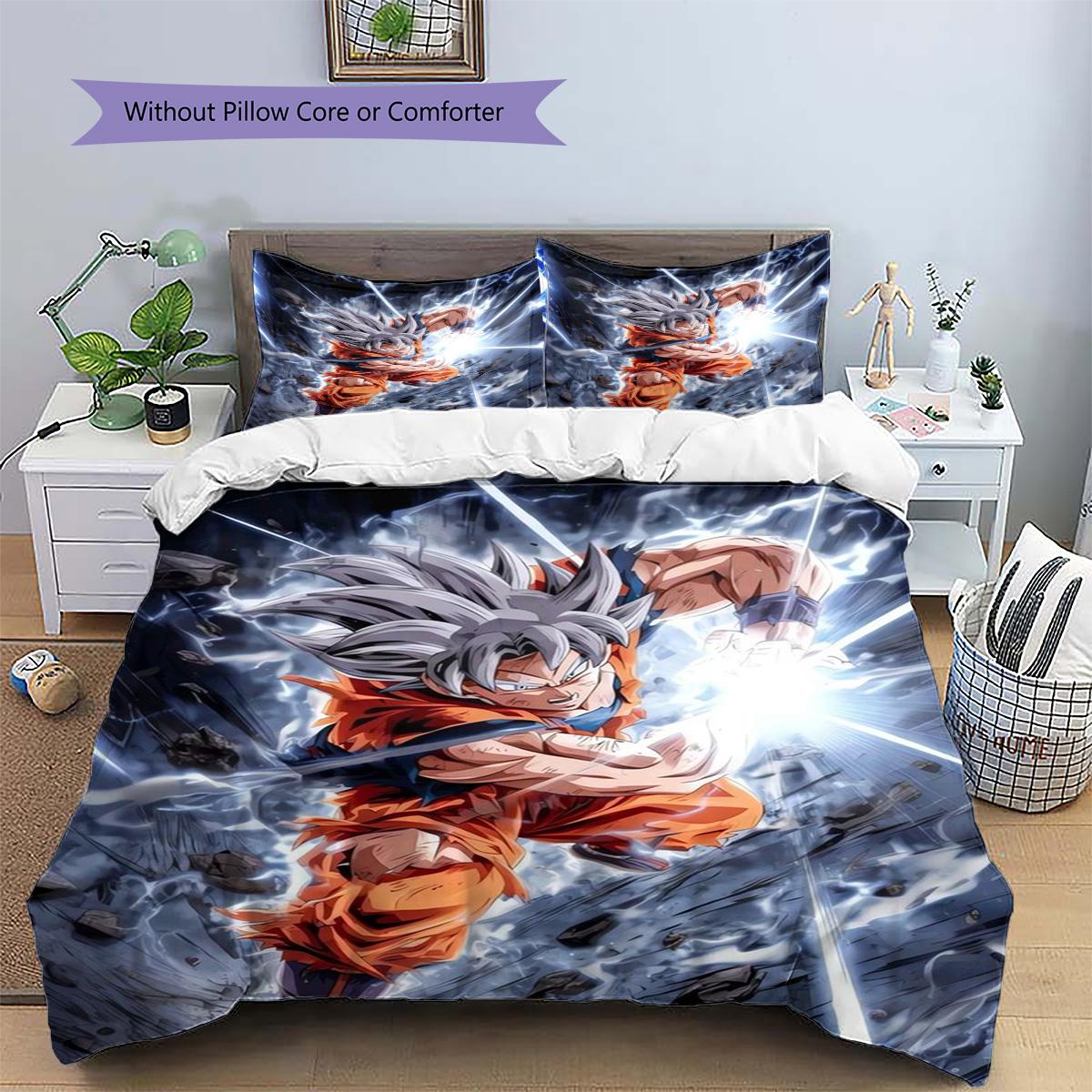 Goku Patterned Pillowcase & Duvet Cover Set Bedroom Ornamental Anime Bedding with Print Theme Great Present for Lovers.-TING 135x200cm
Goku Patterned Pillowcase & Duvet Cover Set Bedroom Ornamental Anime Bedding with Print Theme Great Present for Lovers.-TING 135x200cm