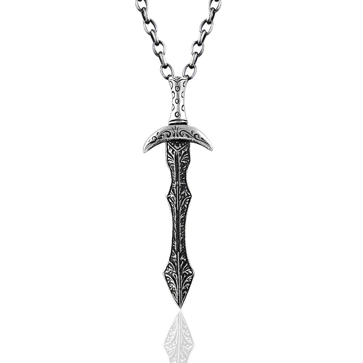 Серебряное колье ручной работы с мечом Ulfberht 55cm серебряный
Серебряное колье ручной работы с мечом Ulfberht 55cm серебряный