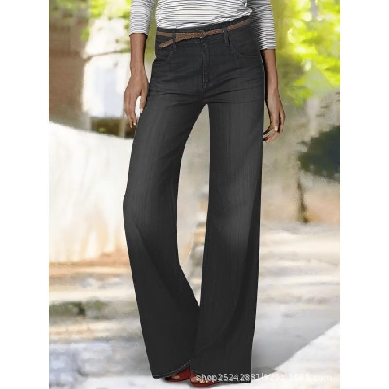 High-waisted wide-leg women s jeans, new summer 2026 vintage fashion, slimming and drapey, large-flared bell-bottom pants XL чорний
High-waisted wide-leg women s jeans, new summer 2026 vintage fashion, slimming and drapey, large-flared bell-bottom pants XL чорний