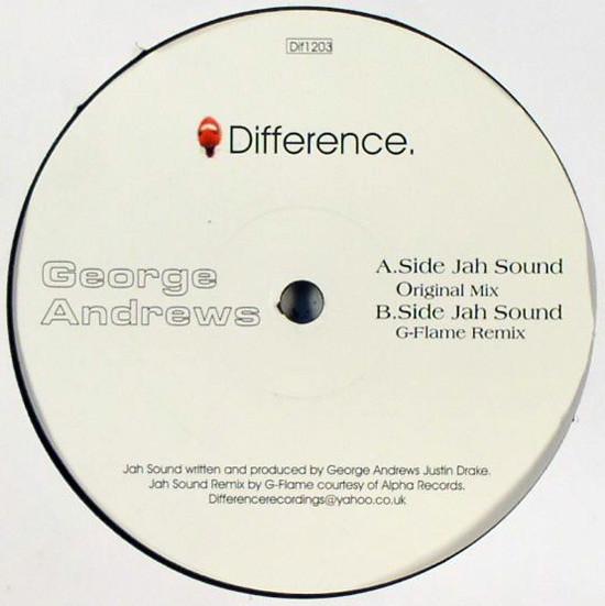 12inch Record GEORGE ANDREWS - Jah Sound DIF1203 Difference 2002 UK Dance & Electronica Used
12inch Record GEORGE ANDREWS - Jah Sound DIF1203 Difference 2002 UK Dance & Electronica Used