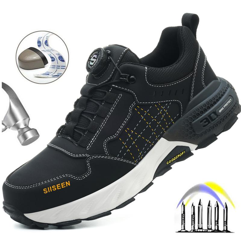 высококачественная Рабочая обувь для мужчин Вращающаяся кнопка Рабочие кроссовки Защита от ударов Защита от проколов Неразрушаемая обувь Рабочие ботинки 46 чёрный
высококачественная Рабочая обувь для мужчин Вращающаяся кнопка Рабочие кроссовки Защита от ударов Защита от проколов Неразрушаемая обувь Рабочие ботинки 46 чёрный