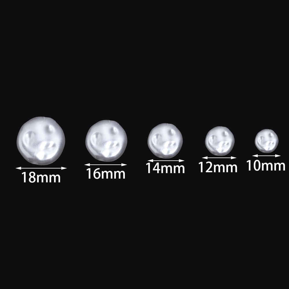 10 12 14 16 18mm ABS Imitation Pearl White Flat Round Beads For Jewelry Bracelet Making Charm Loose Spacer Beads DIY Accessories 10mm 20Pcs чорний
10 12 14 16 18mm ABS Imitation Pearl White Flat Round Beads For Jewelry Bracelet Making Charm Loose Spacer Beads DIY Accessories 10mm 20Pcs чорний