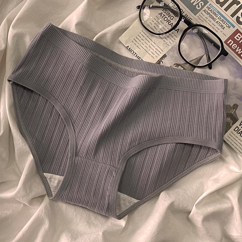 Женское нижнее белье из дышащего хлопка средней посадки - Черное, Белое, Серое L серый
Женское нижнее белье из дышащего хлопка средней посадки - Черное, Белое, Серое L серый