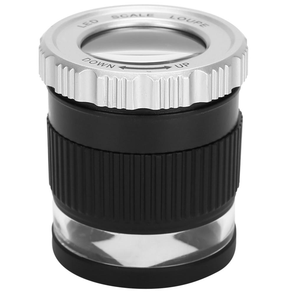 Portable 30X Optics Loupes LED Light Magnifying Glass Jewelers Loupe Stamps чорний
Portable 30X Optics Loupes LED Light Magnifying Glass Jewelers Loupe Stamps чорний