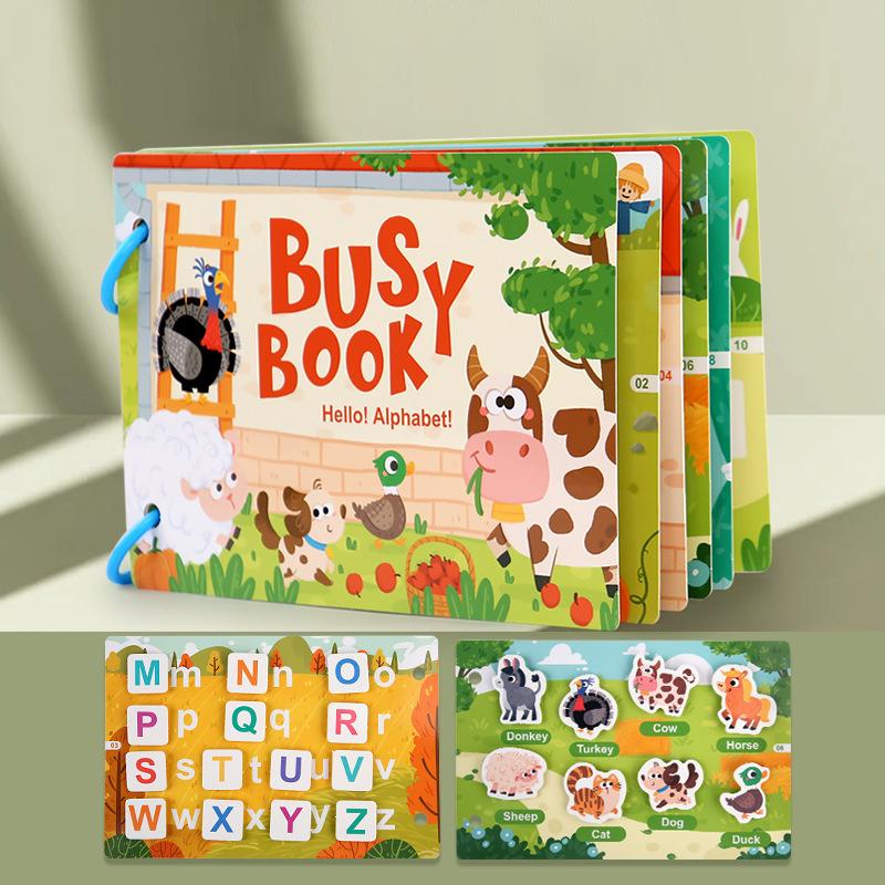 Busy Book for Kids Animals Vehicles Dinosaurs Stickers Matching Numbe rLetter Games Interactive Learning Activity Book
Busy Book for Kids Animals Vehicles Dinosaurs Stickers Matching Numbe rLetter Games Interactive Learning Activity Book