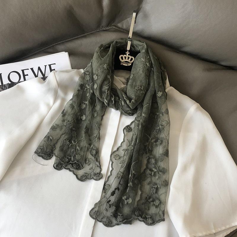 Romantic Sweet Mori Lace Scarf Female Korean Version Embroidered Lace Silk Scarf Japanese Versatile Spring and Summer New
Romantic Sweet Mori Lace Scarf Female Korean Version Embroidered Lace Silk Scarf Japanese Versatile Spring and Summer New