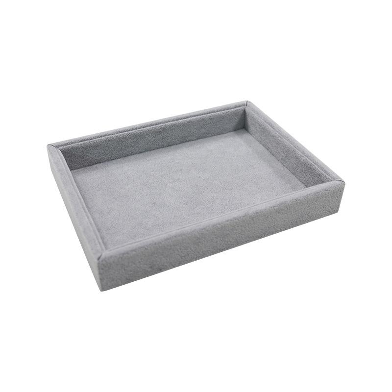 Ice Gray Velvet Jewelry Display Tray for Rings and Necklaces
Ice Gray Velvet Jewelry Display Tray for Rings and Necklaces