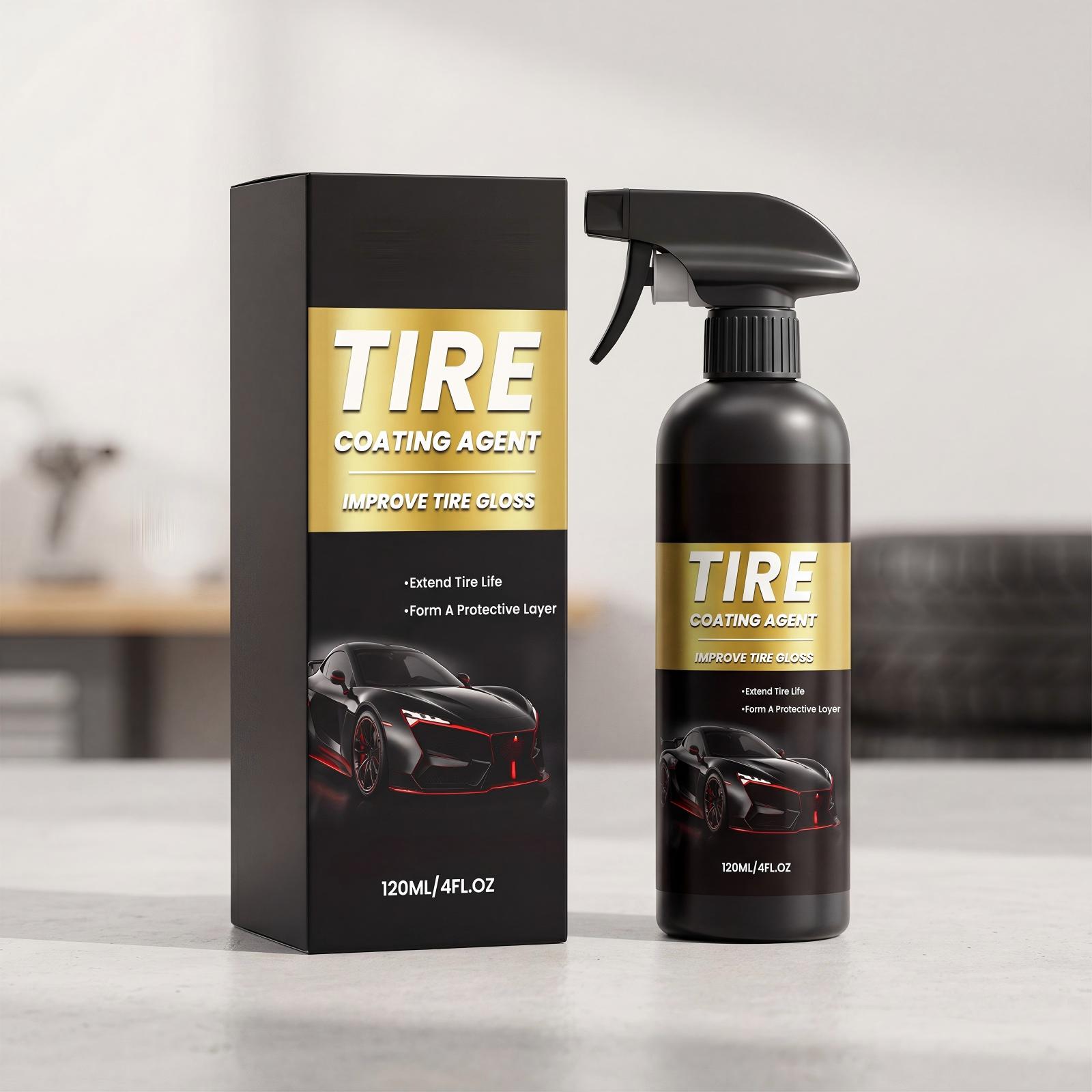Tire Coating Agent Spray 120ml Tire Shine Enhancer Protectant Spray for Automotive Tires Extends Tire Life and Forms Protective Layer One Size чорний
Tire Coating Agent Spray 120ml Tire Shine Enhancer Protectant Spray for Automotive Tires Extends Tire Life and Forms Protective Layer One Size чорний