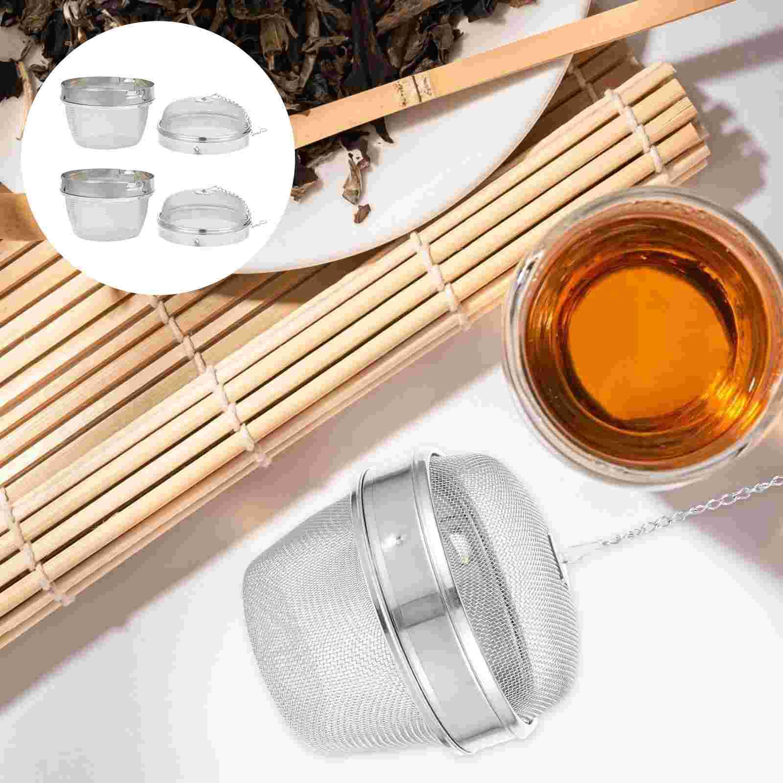 2 Pcs Seasoning Balls Mesh Strainer Tea Infuser Washing Basket Multi-function Jewelry Stainless Steel Soup 6X6CM
2 Pcs Seasoning Balls Mesh Strainer Tea Infuser Washing Basket Multi-function Jewelry Stainless Steel Soup 6X6CM