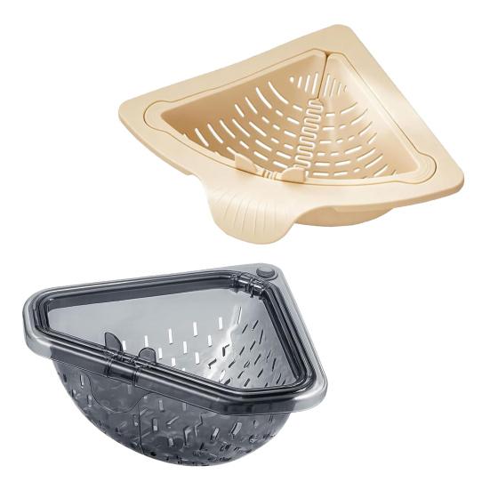 2Pcs Magnetic Triangle Sink Drain Strainer Kitchen Food Waste Filter with Twist-Open Bottom Rust-Proof Sponge Holder Sink Corner Organizer Essential B
2Pcs Magnetic Triangle Sink Drain Strainer Kitchen Food Waste Filter with Twist-Open Bottom Rust-Proof Sponge Holder Sink Corner Organizer Essential B