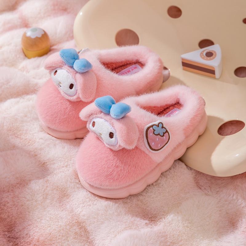 Sanrio Cute Kuromi & Hello Kitty Fluffy Cotton Slippers for Parent-Child Indoor Use 40-41 (24CM)
Sanrio Cute Kuromi & Hello Kitty Fluffy Cotton Slippers for Parent-Child Indoor Use 40-41 (24CM)