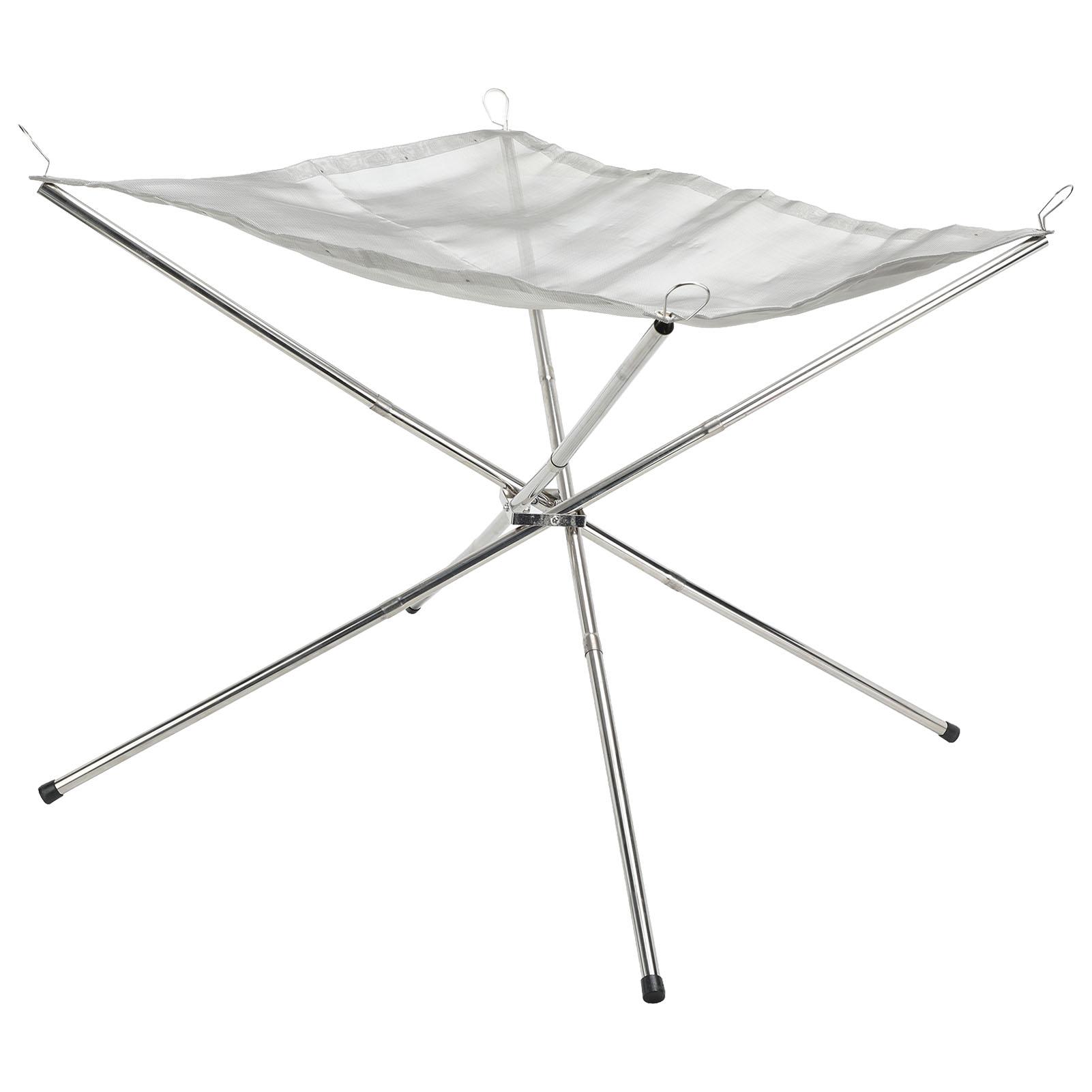 Portable Mesh Fire Pit Stainless Steel Stand Collapsible Barbecue Grill for Outdoor Camping
Portable Mesh Fire Pit Stainless Steel Stand Collapsible Barbecue Grill for Outdoor Camping