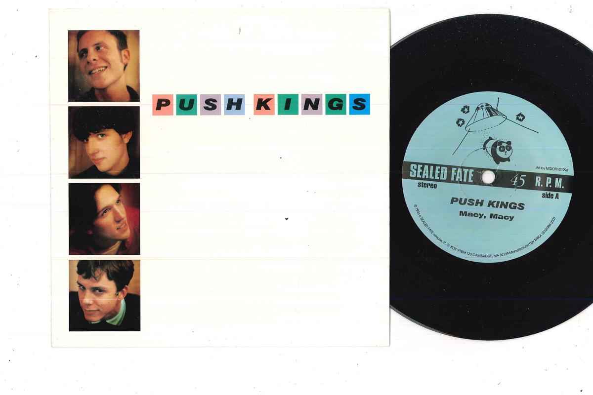 7-дюймовая пластинка PUSH KINGS - Macy, Macy / Pool Player NONE SEALED FATE 1996 США Поп Б/У
7-дюймовая пластинка PUSH KINGS - Macy, Macy / Pool Player NONE SEALED FATE 1996 США Поп Б/У