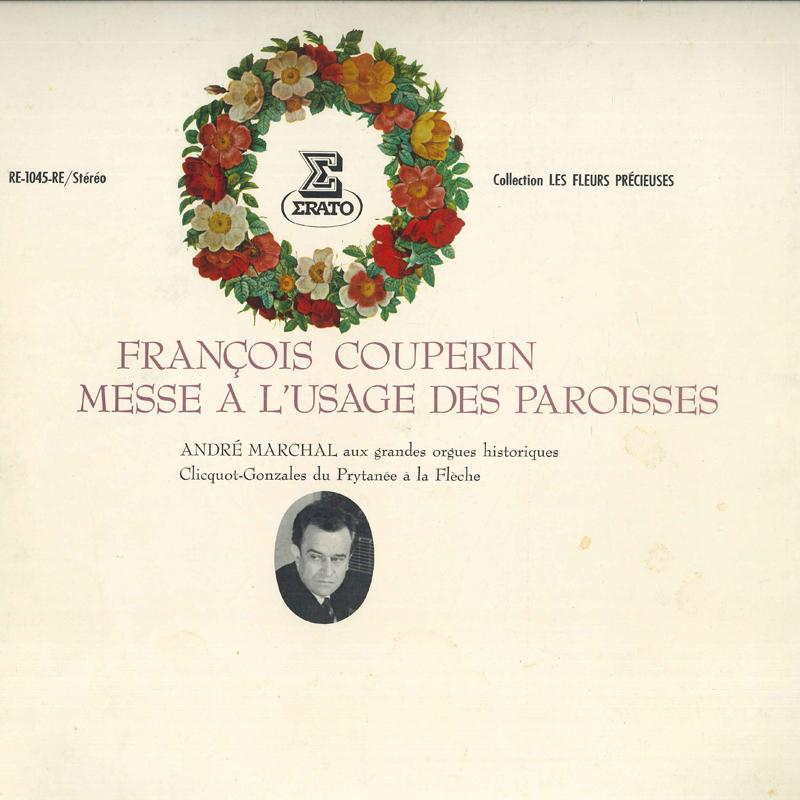 LP Record ANDRE MARCHAND ORGAN - Couperin: Mass for the Parish Churc RE1045RE ERATO 1972 Japan Classical Used
LP Record ANDRE MARCHAND ORGAN - Couperin: Mass for the Parish Churc RE1045RE ERATO 1972 Japan Classical Used