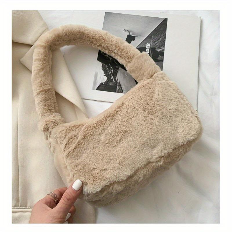 Плюшевые сумки на плечо для мягкой зимы, дамская сумочка-клатч, милая женская сумка для вечеринок под мышкой
Плюшевые сумки на плечо для мягкой зимы, дамская сумочка-клатч, милая женская сумка для вечеринок под мышкой