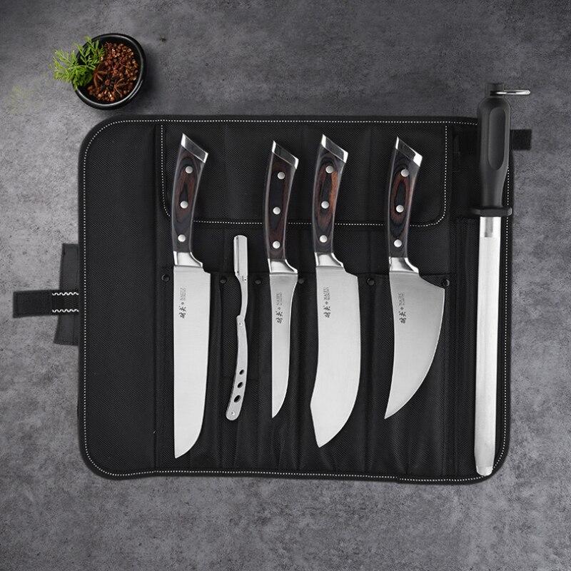 Нож для обвалки из нержавеющей стали, нож для мясника, профессиональный нож для снятия шкур, нож для резки говядины, набор оксфордских сумок для овощей
Нож для обвалки из нержавеющей стали, нож для мясника, профессиональный нож для снятия шкур, нож для резки говядины, набор оксфордских сумок для овощей