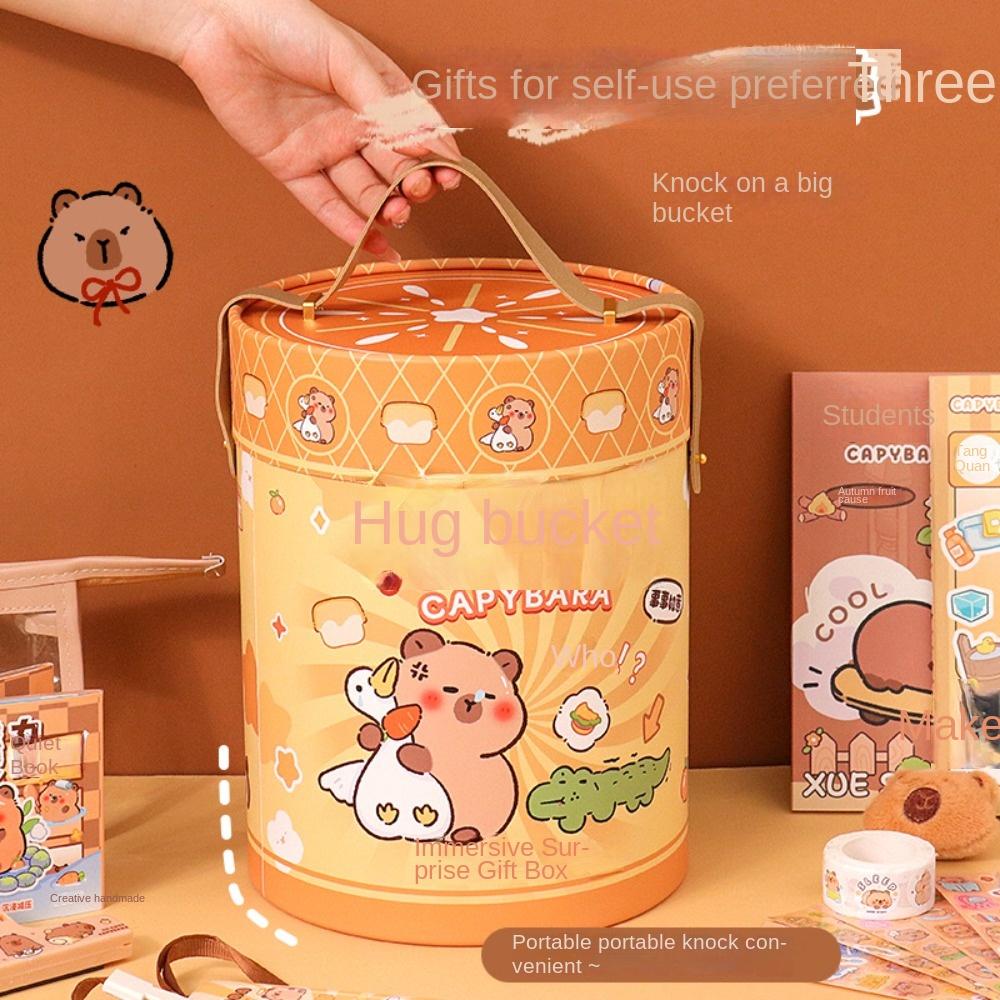 Large Capacity Gift Box Capybara Stationery Set Pencil Case Back-to-school Gift Kit for Students 1
Large Capacity Gift Box Capybara Stationery Set Pencil Case Back-to-school Gift Kit for Students 1