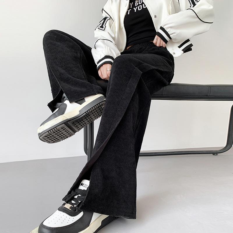 700g Plus Velvet Wide-leg Pants In Autumn and Winter Warm and Casual New Style Loose Three-dimensional Edging Slit High Waist Sports Pants M
700g Plus Velvet Wide-leg Pants In Autumn and Winter Warm and Casual New Style Loose Three-dimensional Edging Slit High Waist Sports Pants M