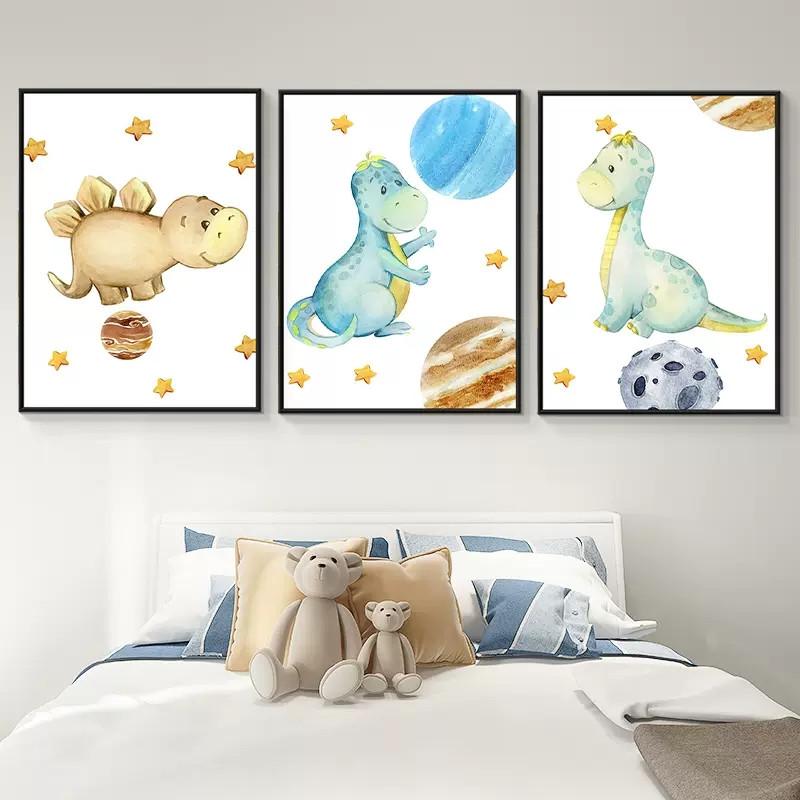 Cartoon Cute Colorful Dinosaur Canvas Painting Animal Poster Nursery Wall Art Kids Baby Room Decoration Home Decor Picture
Cartoon Cute Colorful Dinosaur Canvas Painting Animal Poster Nursery Wall Art Kids Baby Room Decoration Home Decor Picture