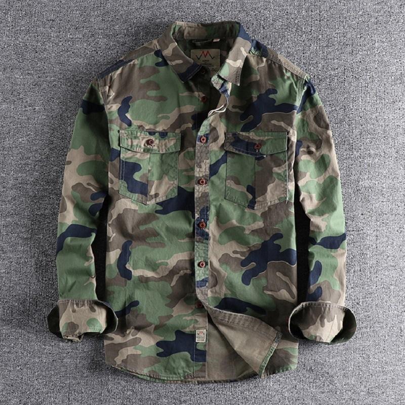 Men Camouflage Cargo Shirts High Quality Durable Outdoor Hiking Sport Daily Military Style Casual Youth Pocket Breasted Camicia M зелений
Men Camouflage Cargo Shirts High Quality Durable Outdoor Hiking Sport Daily Military Style Casual Youth Pocket Breasted Camicia M зелений