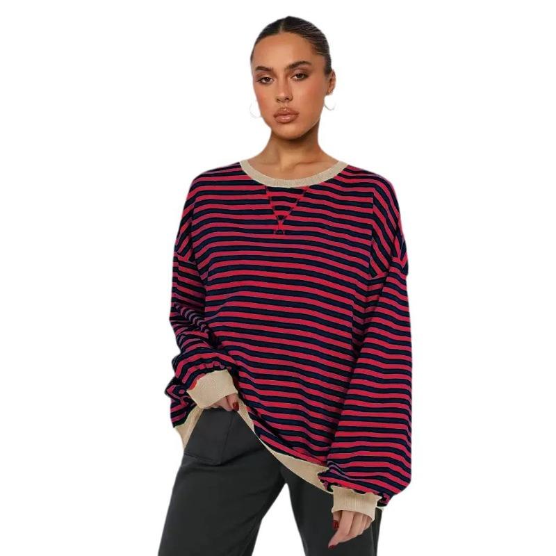 DIMANAF 2024 Autumn Plus Size Vintage Tops Tees Women Clothing Sweatshirts Oversize Stripe Pullovers Loose Casual Shirt S коричневый
DIMANAF 2024 Autumn Plus Size Vintage Tops Tees Women Clothing Sweatshirts Oversize Stripe Pullovers Loose Casual Shirt S коричневый