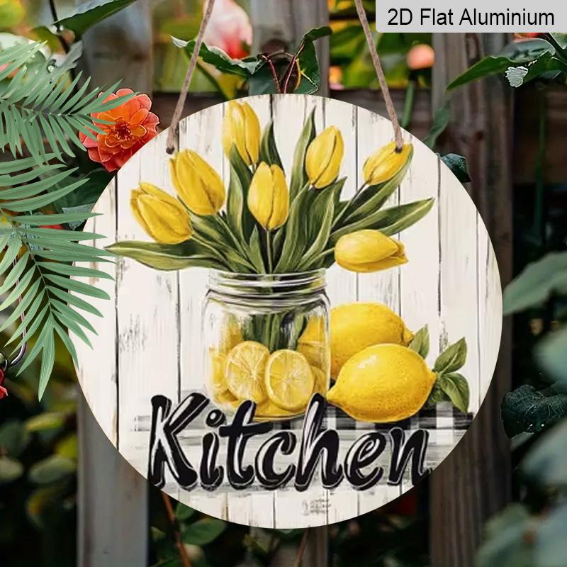 2D Flat Aluminum Wall Art with Lemon and Tulip Design 7.87 Inches X 7.87 Inches Rustic Style Perfect for Gardens, Farmhouses, Bars, Cafes, Parties 1pc
2D Flat Aluminum Wall Art with Lemon and Tulip Design 7.87 Inches X 7.87 Inches Rustic Style Perfect for Gardens, Farmhouses, Bars, Cafes, Parties 1pc
