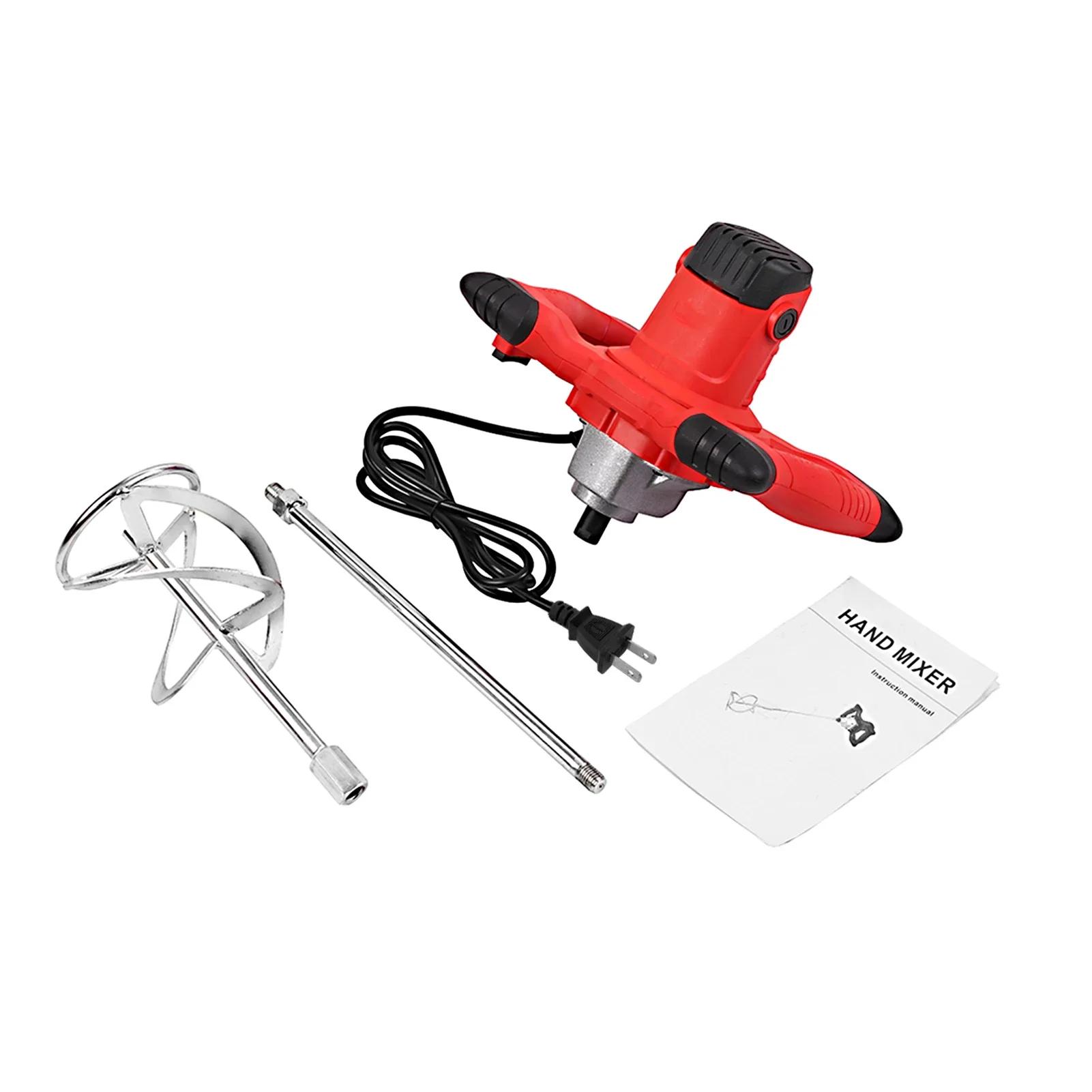 2100W Electric Cement Mixer Stirrer Heavy Duty 6-Speed Regulation Handheld S-type Concrete Mixer for Mortars Paint Mud Grout EU червоний
2100W Electric Cement Mixer Stirrer Heavy Duty 6-Speed Regulation Handheld S-type Concrete Mixer for Mortars Paint Mud Grout EU червоний