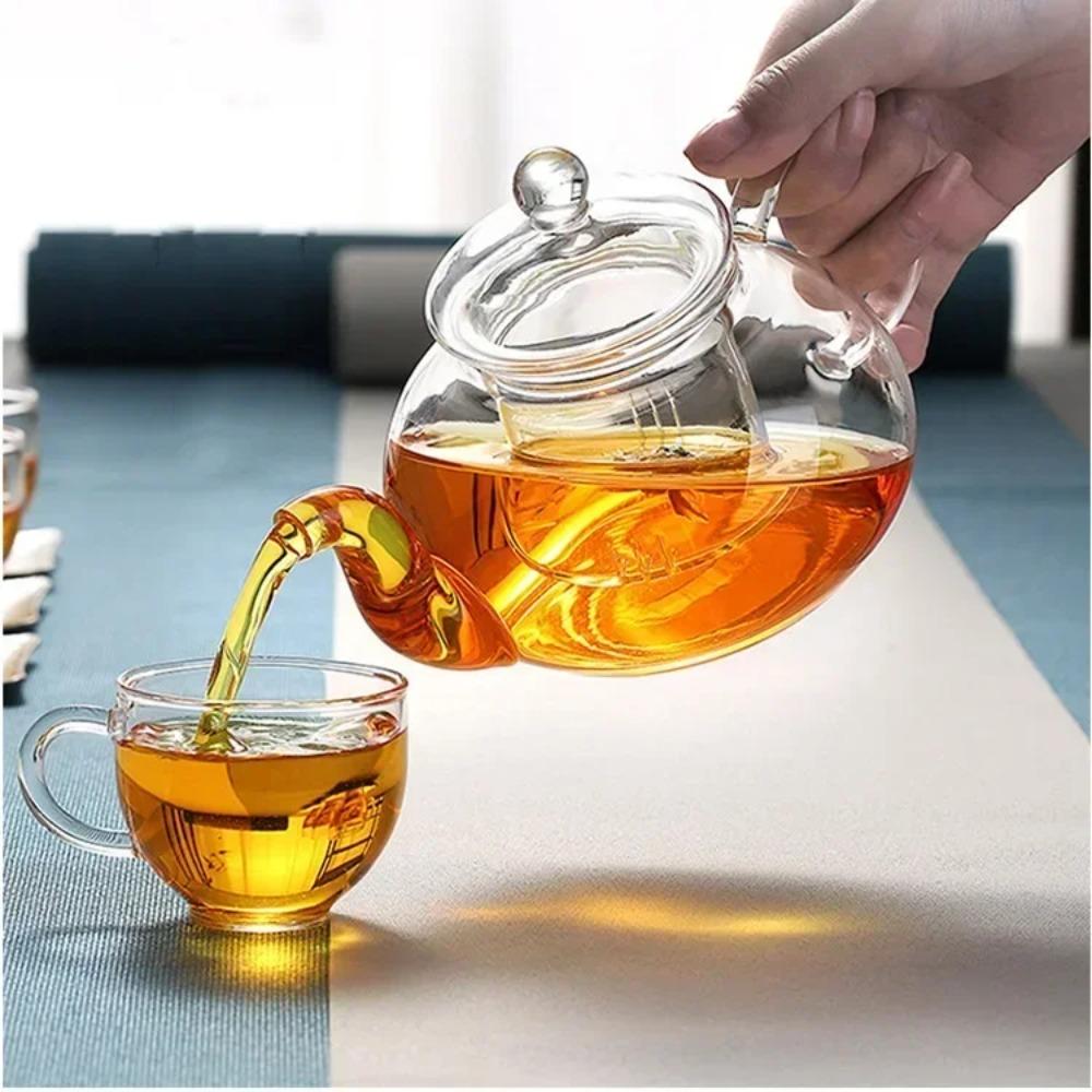 Heat Resistant Glass Teapot Clear Japaness Style Tea Pot with Infuser for Flower Chinese Puer Tea Portable Tea Kettle 400-1000ml
Heat Resistant Glass Teapot Clear Japaness Style Tea Pot with Infuser for Flower Chinese Puer Tea Portable Tea Kettle 400-1000ml