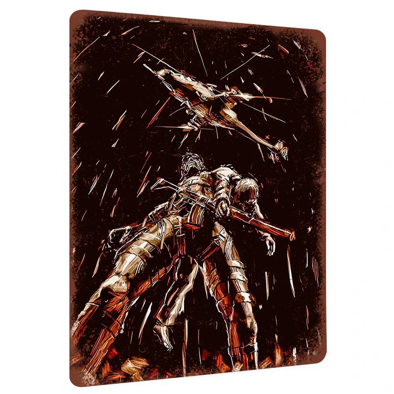 Mecha Warrior and Fighter Metal Iron Painting Retro Industrial Style Home Wall Decor for Living Room Study 7.9x11.8In(20x30cm)
Mecha Warrior and Fighter Metal Iron Painting Retro Industrial Style Home Wall Decor for Living Room Study 7.9x11.8In(20x30cm)