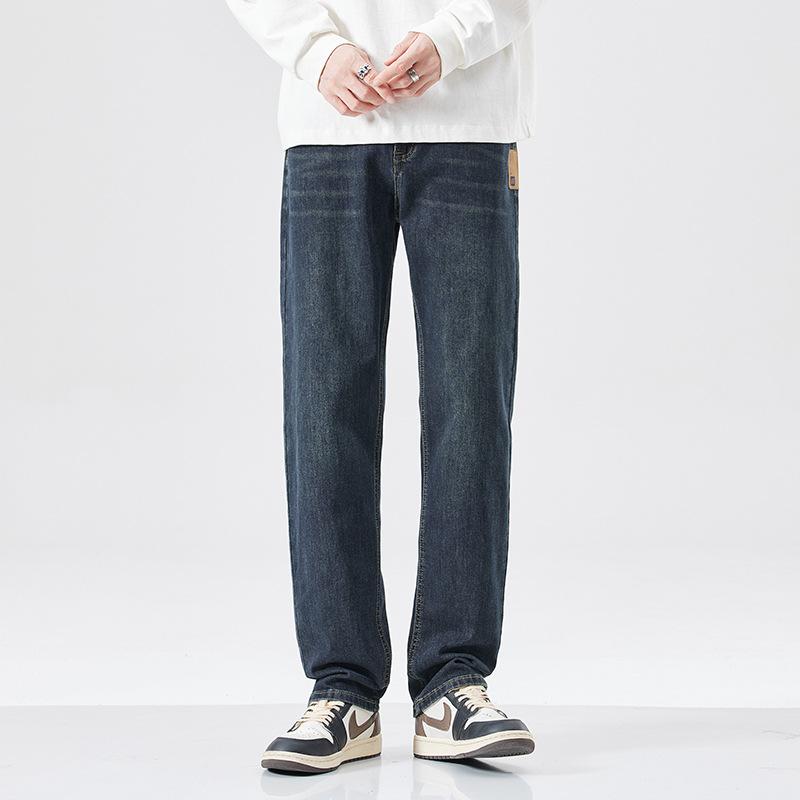 American Retro Men s Jeans, Loose Straight-leg Autumn Wide-leg Elastic Trendy Trousers, Versatile Casual Men 42 синій
American Retro Men s Jeans, Loose Straight-leg Autumn Wide-leg Elastic Trendy Trousers, Versatile Casual Men 42 синій