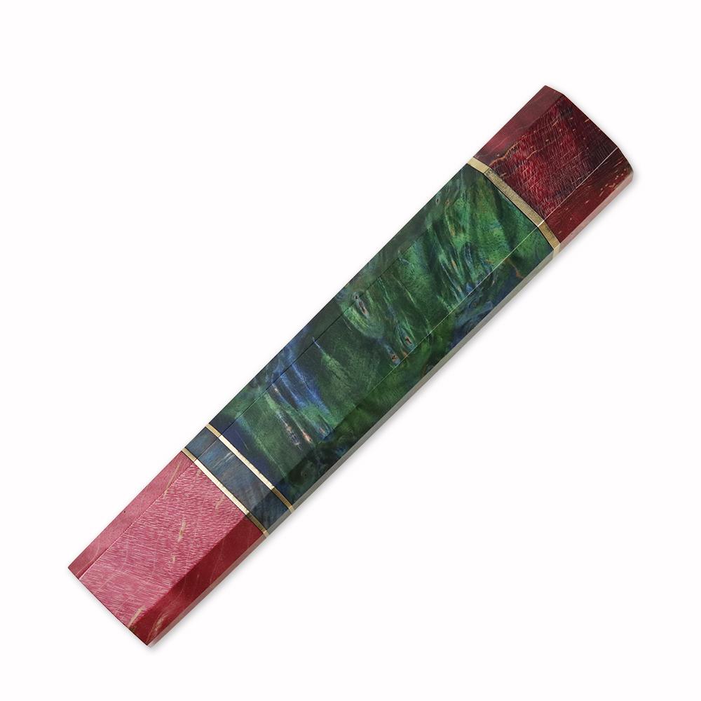 JUMCSONG Сделай сам Экологически чистая Натуральная Стабильная Деревянная Рукоятка Универсальные Ножевые Аксессуары Японская Восьмиугольная Рукоятка Инструмент EDC