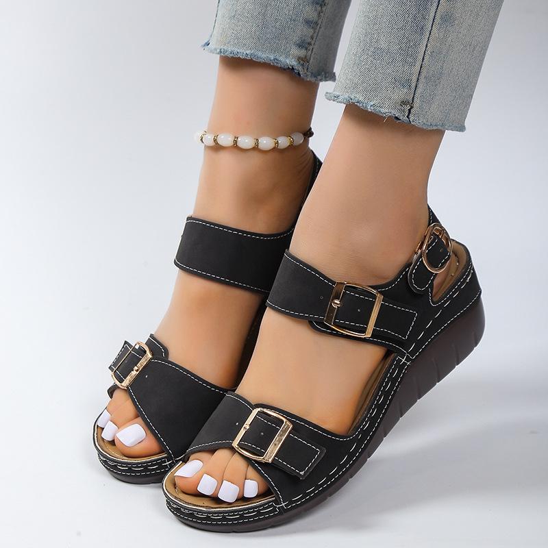 2024 новые босоножки женские на танкетке с толстой подошвой с пряжкой в одно слово 35 чёрный
2024 новые босоножки женские на танкетке с толстой подошвой с пряжкой в одно слово 35 чёрный