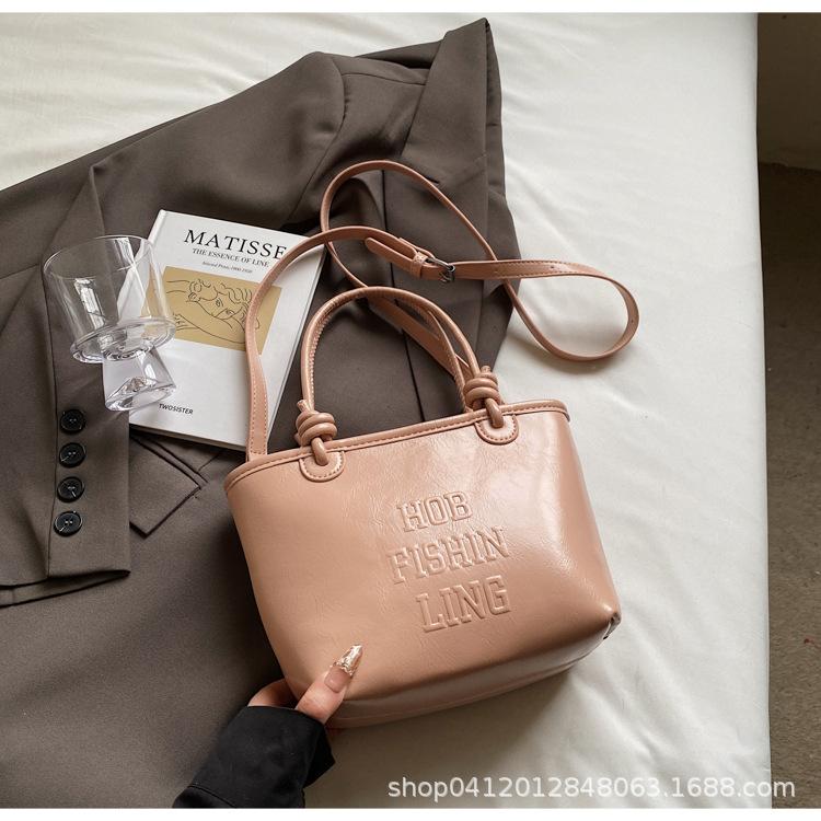 Популярная в этом году сумка-ведро женская 2025 новая трендовая супер огонь универсальная на плечо сумка-мессенджер корейская версия ins ручная сумка