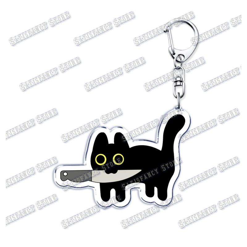 Cute Kawaii Little Black Cat Acrylic Keychains Funny Pet Kitty Keyring for Accessories Bag Pendant Key Chain Jewelry Fans Gifts
Cute Kawaii Little Black Cat Acrylic Keychains Funny Pet Kitty Keyring for Accessories Bag Pendant Key Chain Jewelry Fans Gifts