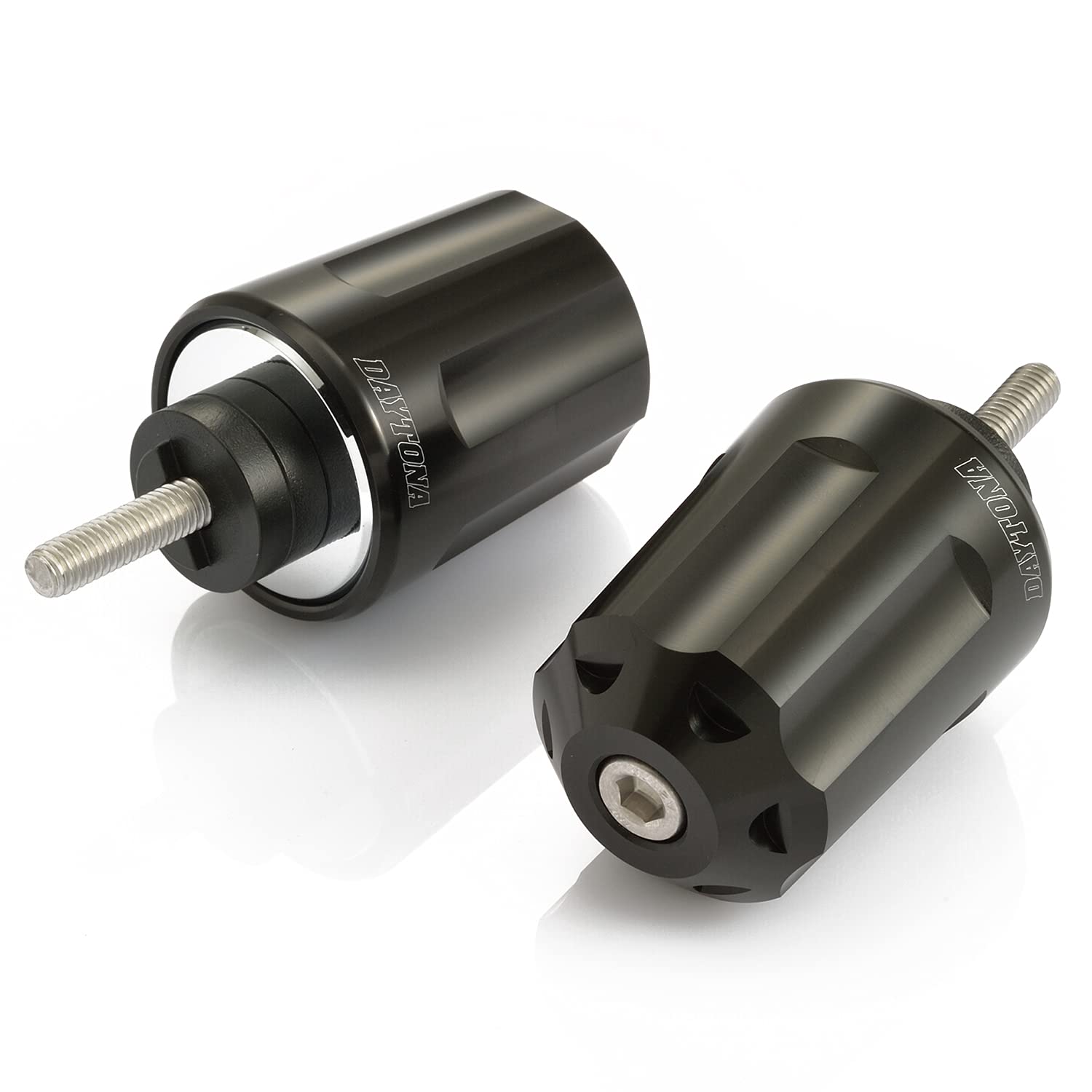 Daytona Aluminum Billet Motorcycle Bar End Honda M6 Type CT125 Heavy Weight Bar End Revolver Black 99837 (CBR250RR etc.)
Daytona Aluminum Billet Motorcycle Bar End Honda M6 Type CT125 Heavy Weight Bar End Revolver Black 99837 (CBR250RR etc.)