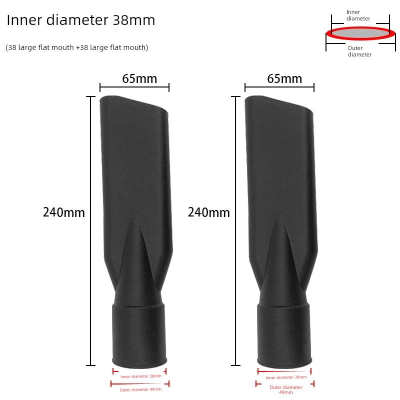 Attack CHARLES BARNES Vacuum Cleaner Head Suction Head Flat Nozzle Long Flat Nozzle Neutral Accessories Hose Connector Brush Head Flat Nozzle 2 large flat nozzles with inner diameter of 38
Attack CHARLES BARNES Vacuum Cleaner Head Suction Head Flat Nozzle Long Flat Nozzle Neutral Accessories Hose Connector Brush Head Flat Nozzle 2 large flat nozzles with inner diameter of 38
